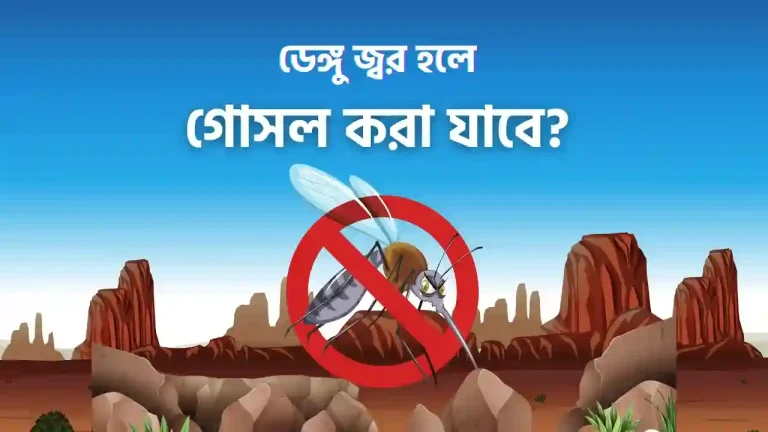 ডেঙ্গু জ্বর হলে কি গোসল করা যাবে
