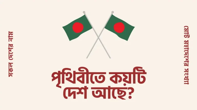 পৃথিবীতে কয়টি দেশ আছে